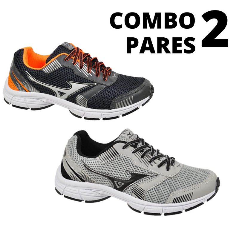 Kit 2 tênis esportivos jet 2